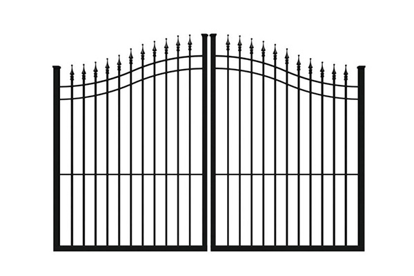 Luksus, moderne, robust og holdbar havesikkerhed Skydegynge Metal Estate Hovedindgang Indkørselsport