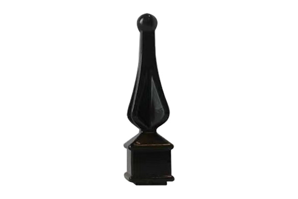 Sort metal hegn Dekorativt tilbehør Finials Spears Gate Post Finials Topper